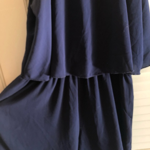 Navy Halter Romper - Picture 3 of 3